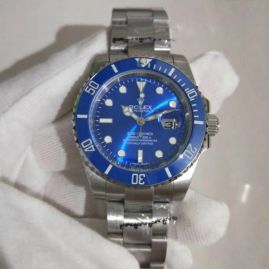 Picture of Rolex Submersible Type Blue Plate Silver Steel Belt 40mm10mm _SKU0906182328394636